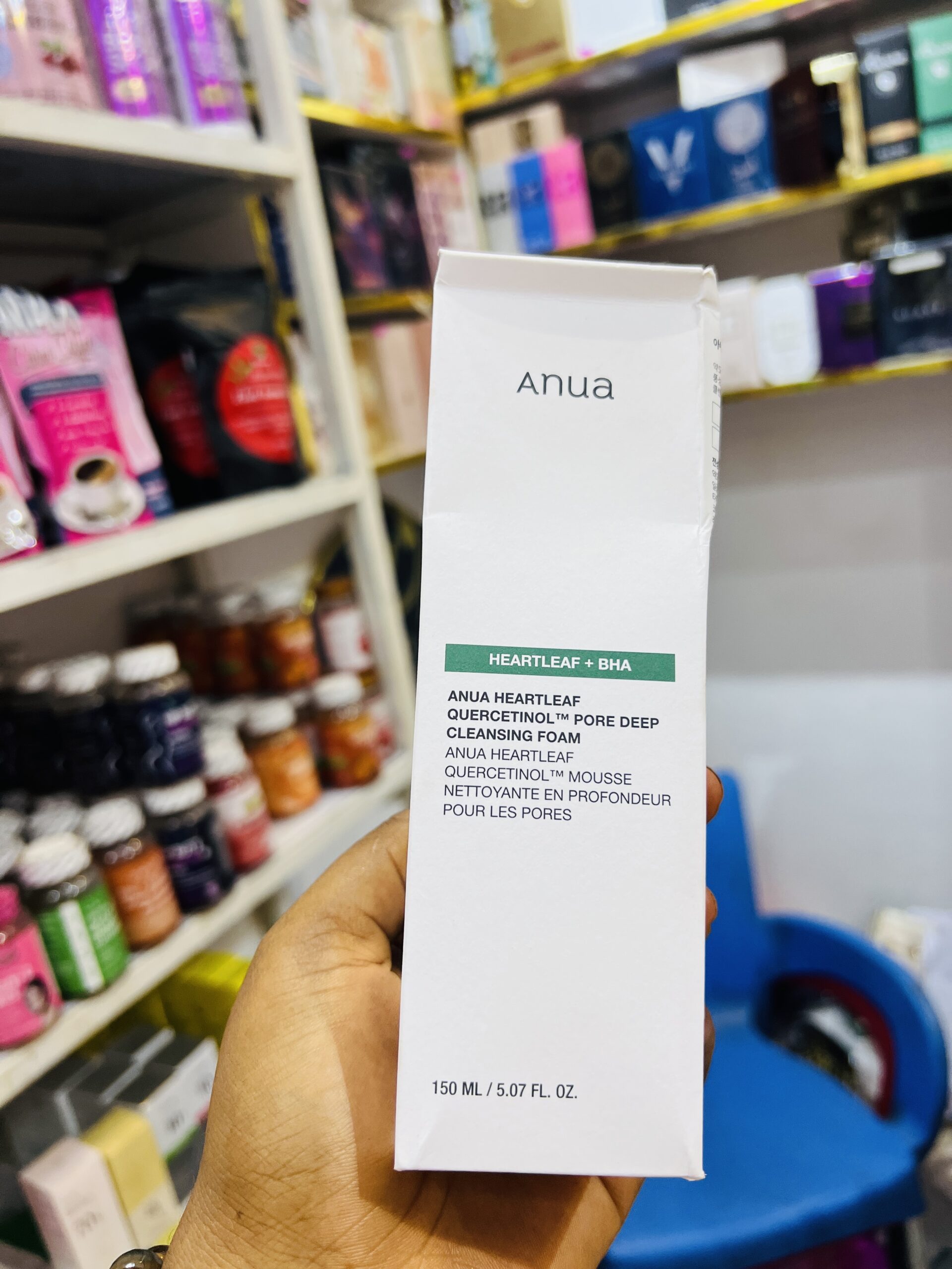 Anua heartleaf pore deep cleansing foam