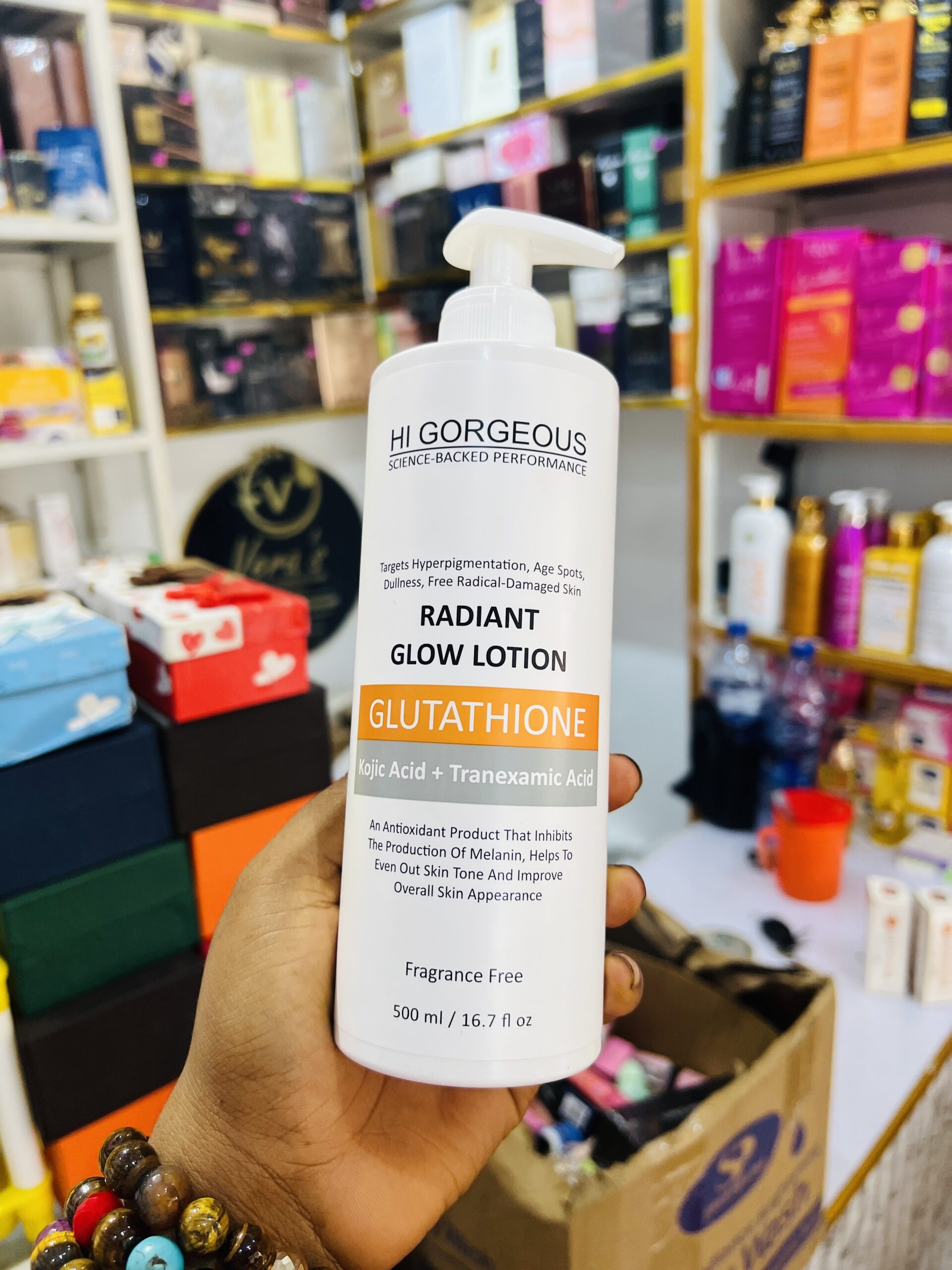 Hi gorgeous glutathione body lotion
