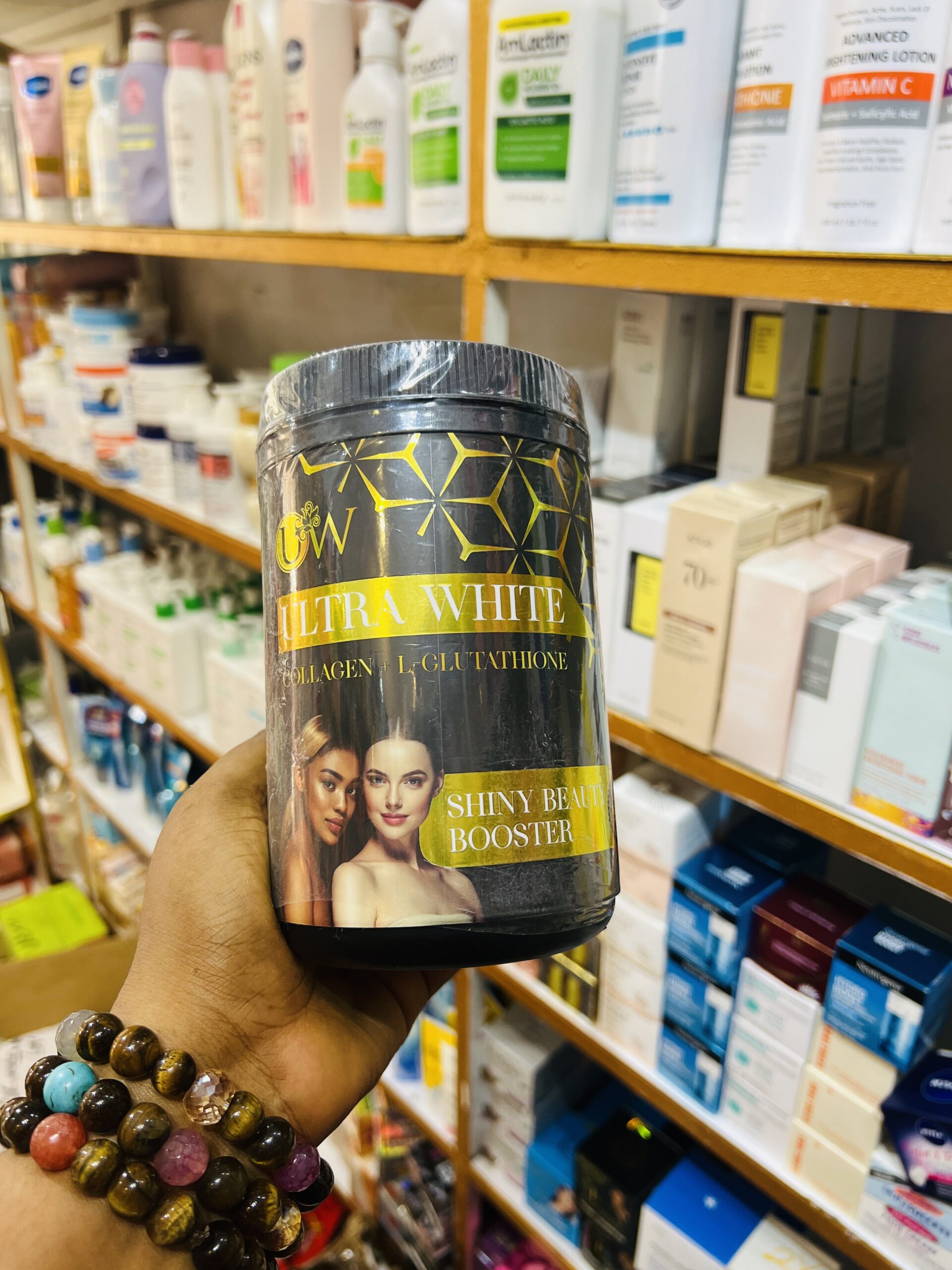 Ultra white collagen +L glutathione shiny beauty booster