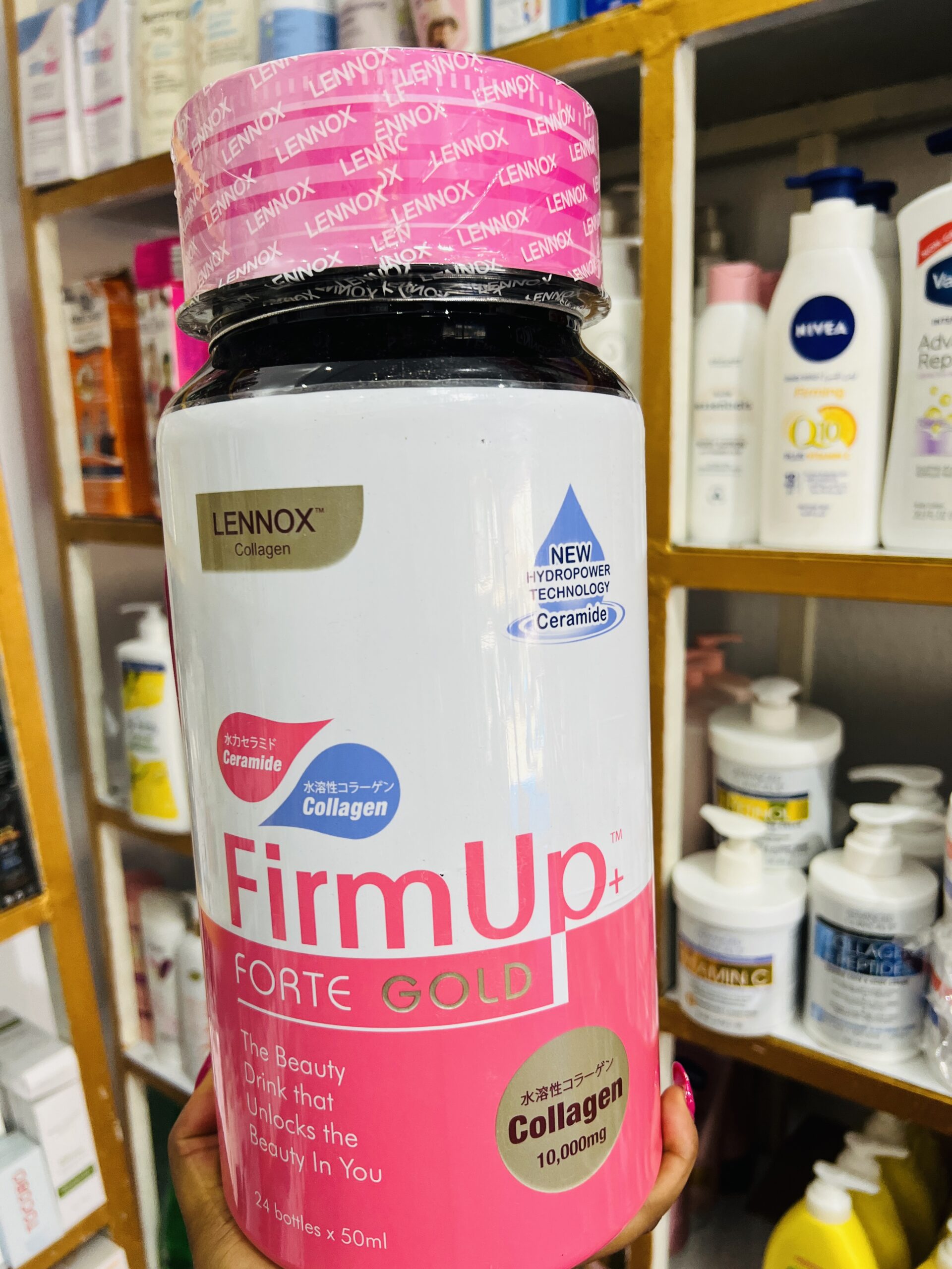 Lenox firm up forte gold collagen drink