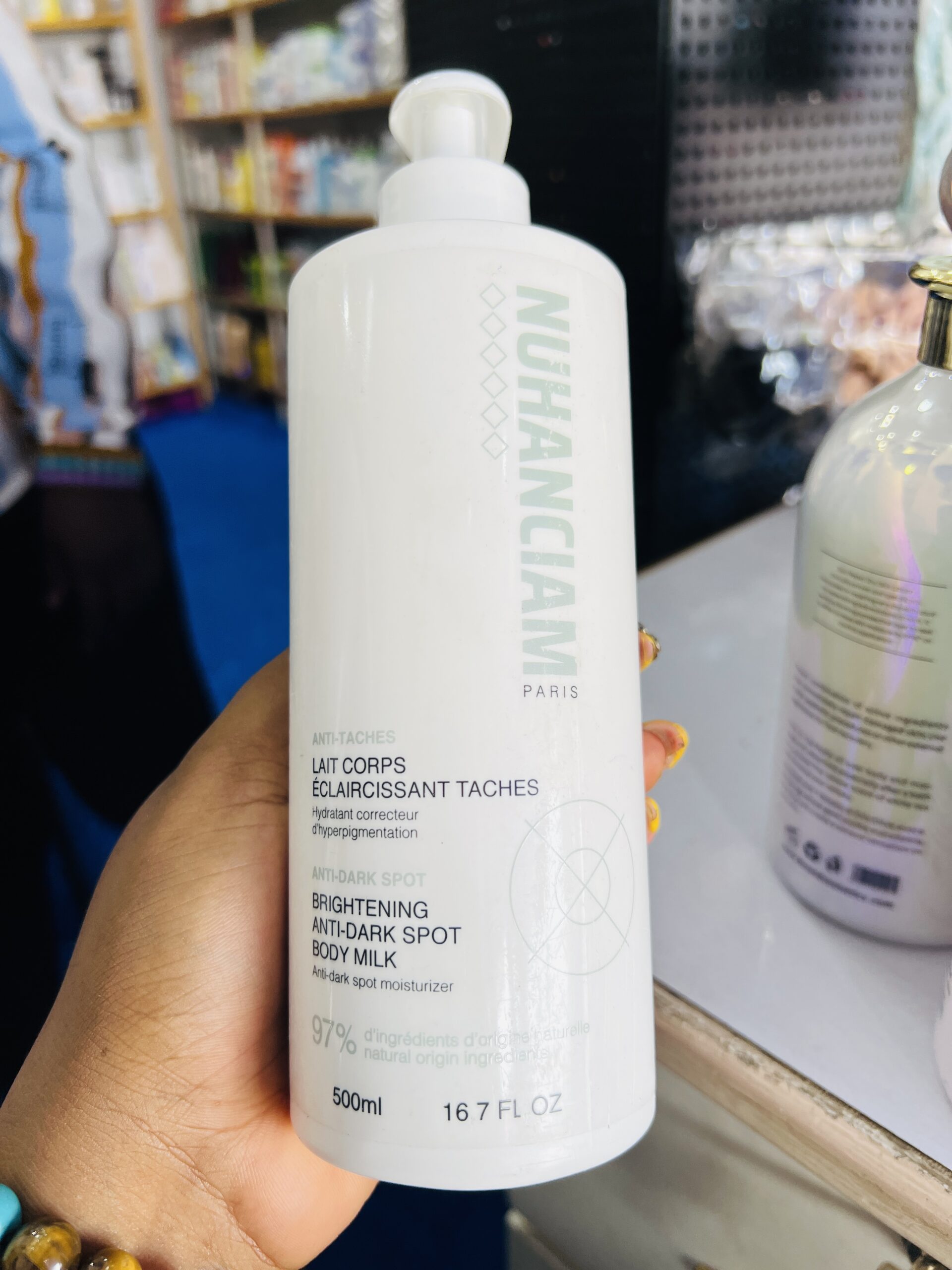 Nuhanciam brightening dark spots body milk