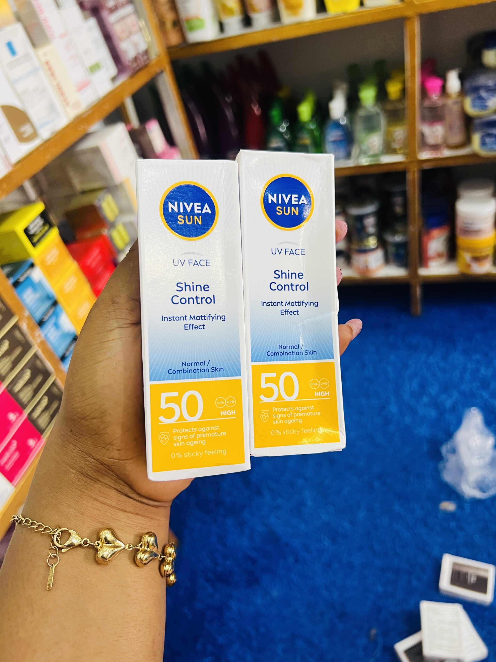 Nivea uv shine control sunscreen