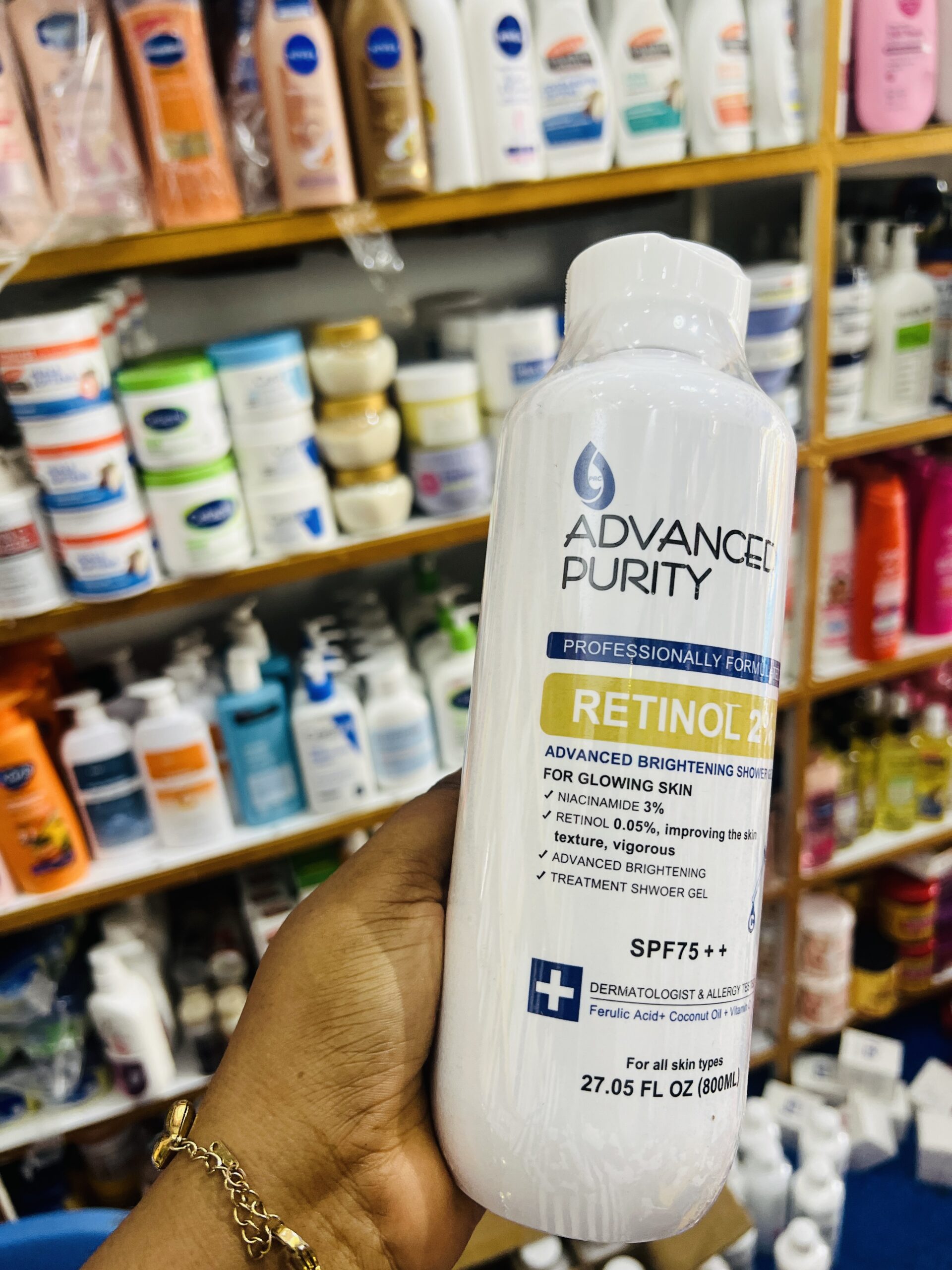 Advanced purity shower gel
