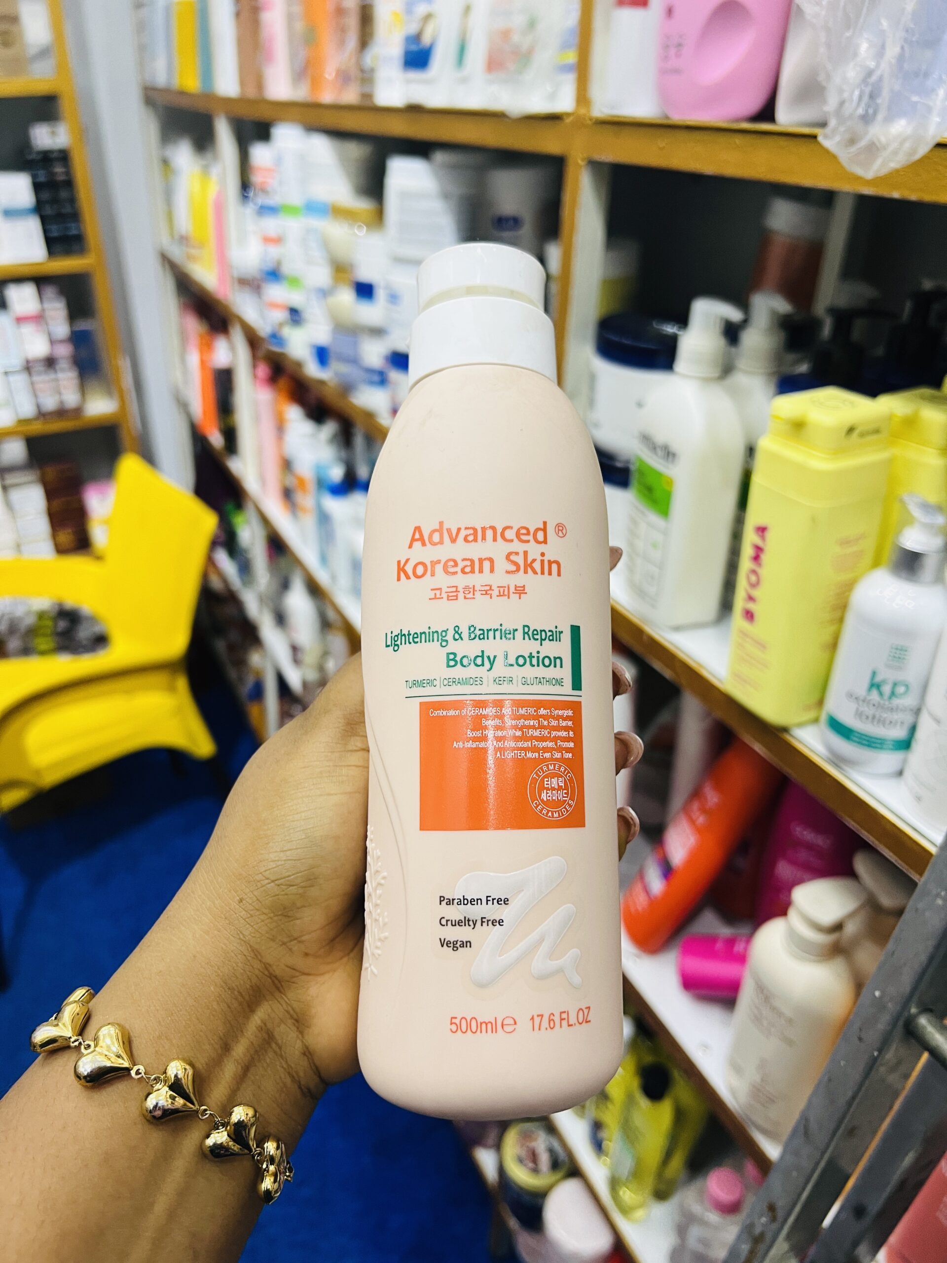 Advanced Korean skin lightening & barrier repair body lotion
