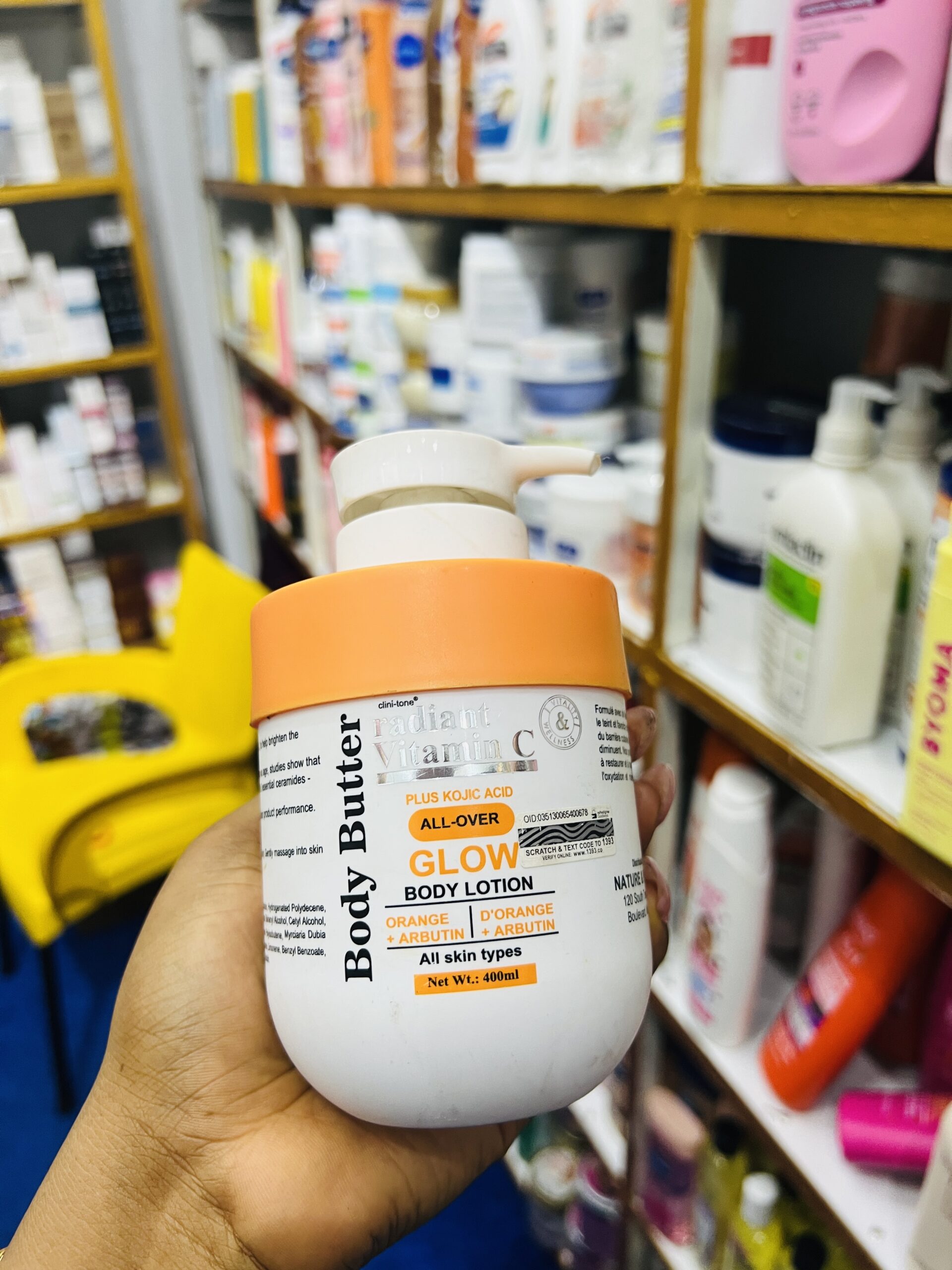 Clini tone vit c body butter
